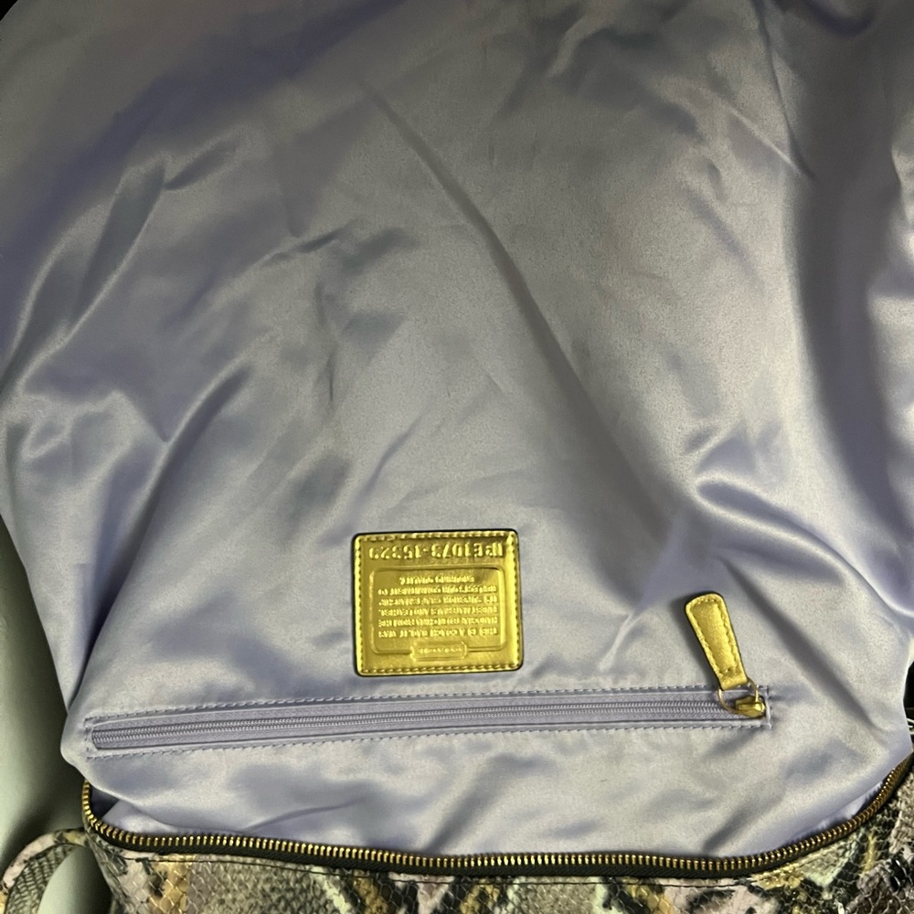 Coach Poppy Python Embossed Leather Bag - Picture 11 of 16